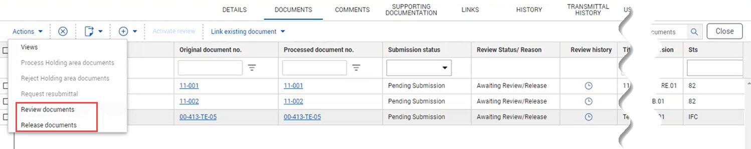 InEight Document - Review deliverables
