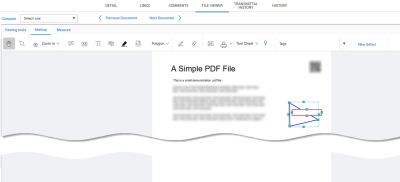 InEight Document - PDF viewer toolbars