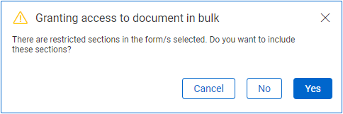 InEight Document - Providing Bulk Form Access