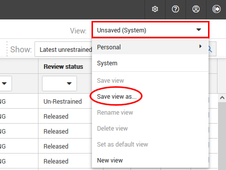InEight Document - Using Register Views