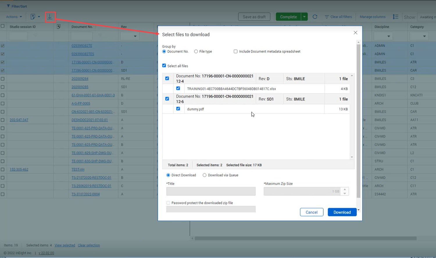 InEight Document - Reviewing Documents